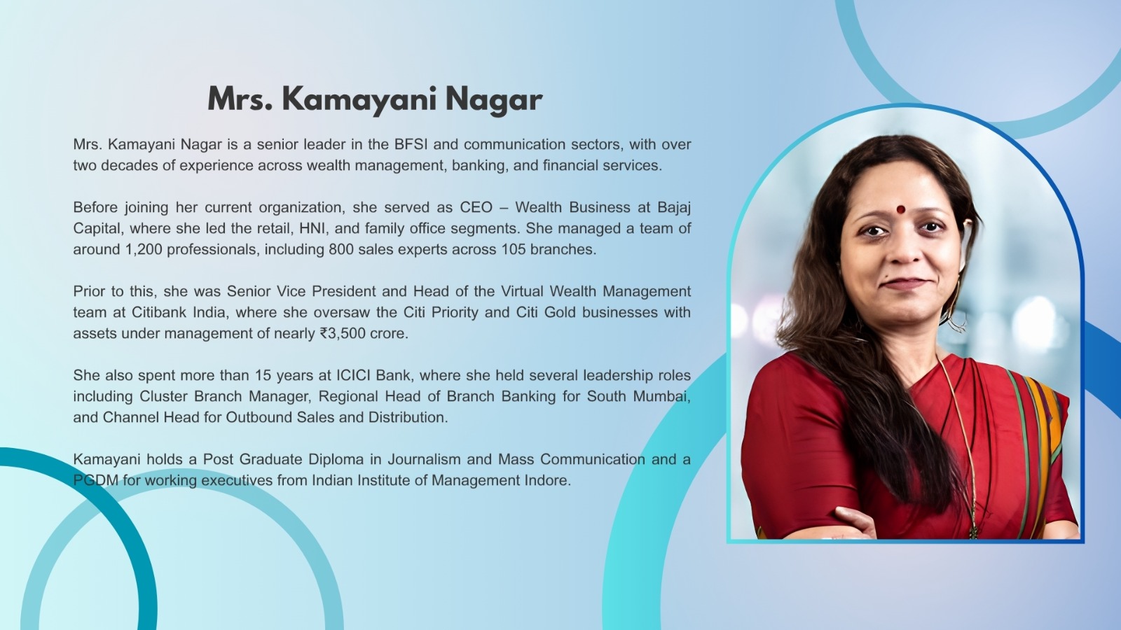 Mrs. Kamayani Nagar